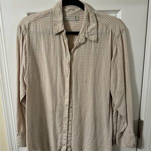 Creen plaid button down